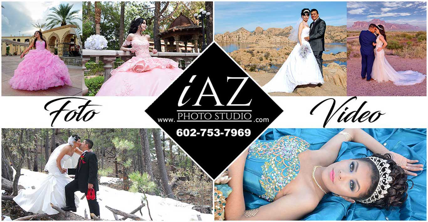 Servicio de fotografia de Quinceañeras y Bodas en Mesa AZ