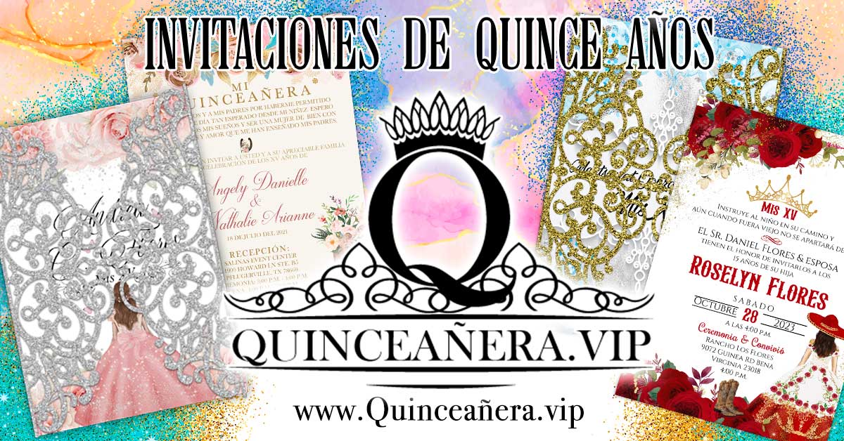 InvitacionesModernas la mejor opción para tu quinceañeras 